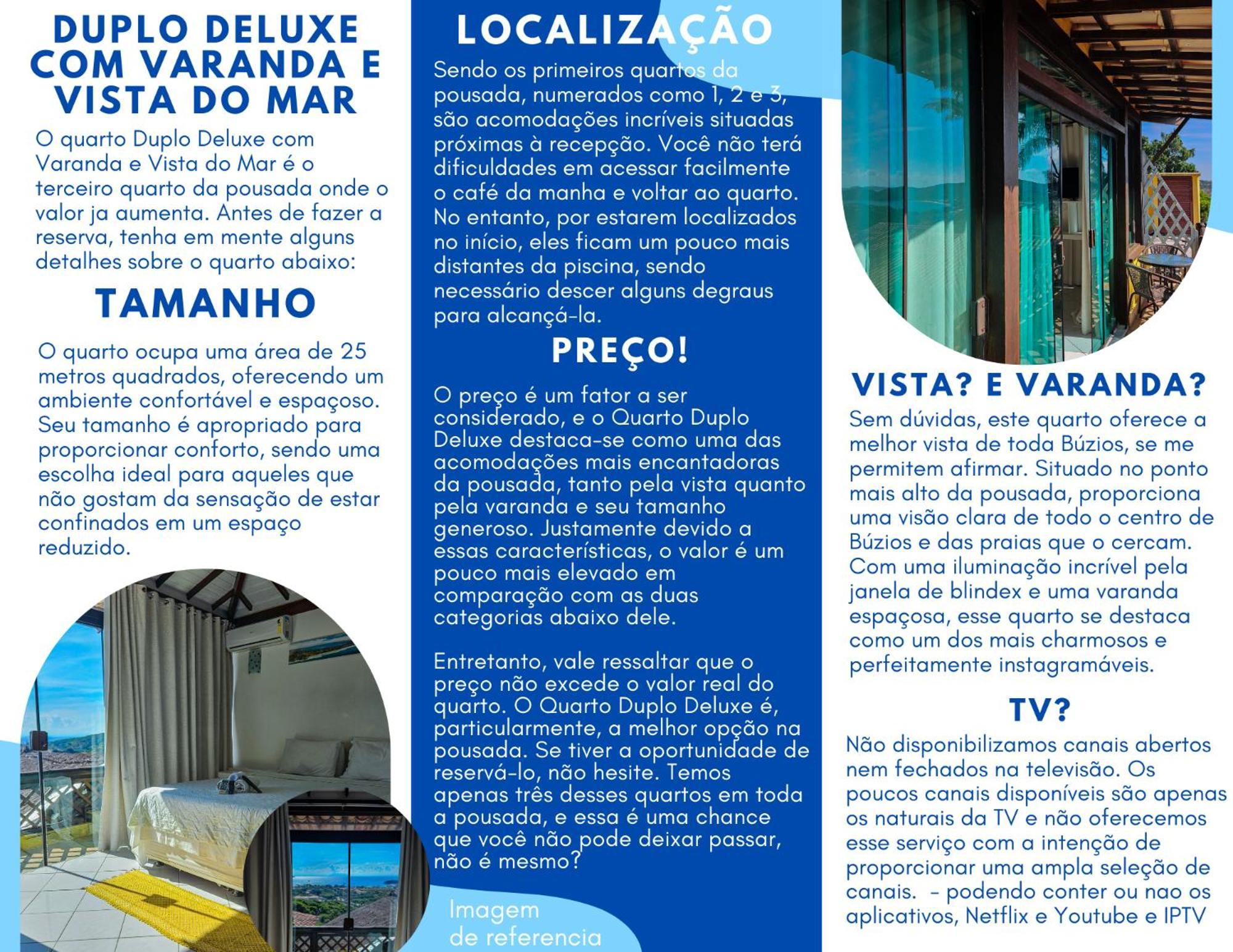 Отель Bella Vista Ocean View Armacao dos Buzios Экстерьер фото Brochure of a hotel